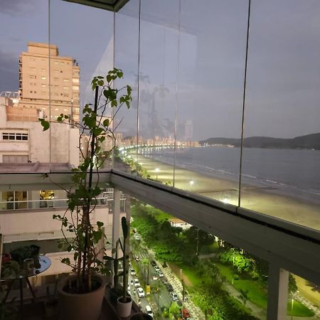 Apartamentos Na Praia Do Gonzaga Frente Mar Com Estacionamento Santos  Exteriér fotografie
